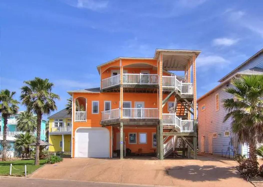7 Bedroom Home Steps To The Beach With 4 Patios And Pool! Sleeps 20 Port Aransas Exterior foto